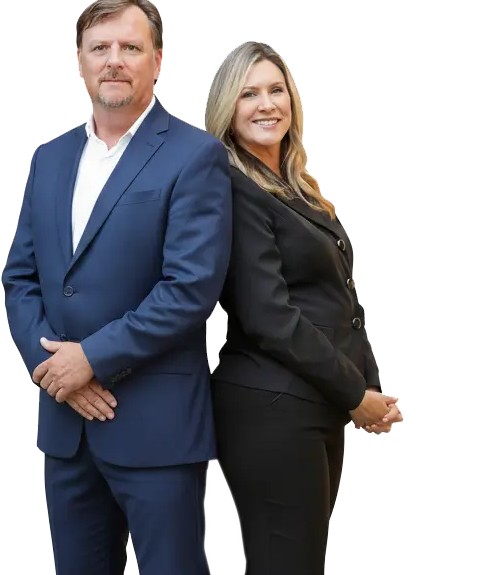 Attorneys Robert Tatum and Season Atkinson